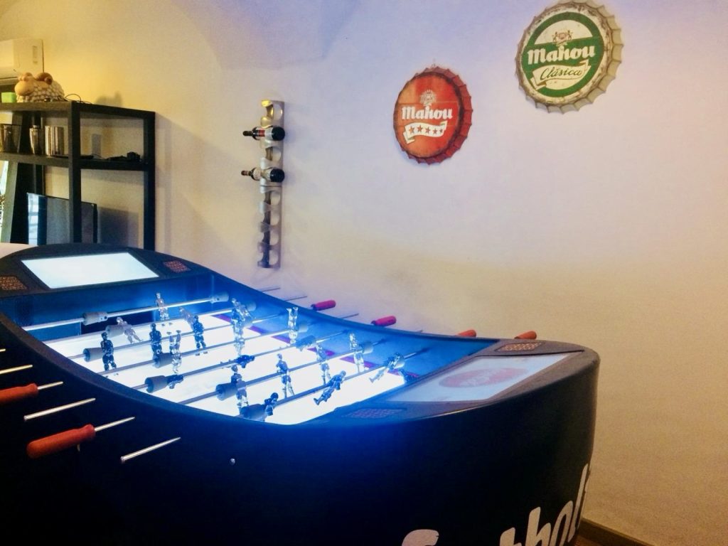 futbolin en la casa rural valle secreto